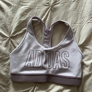 Adidas Lilac sports bra